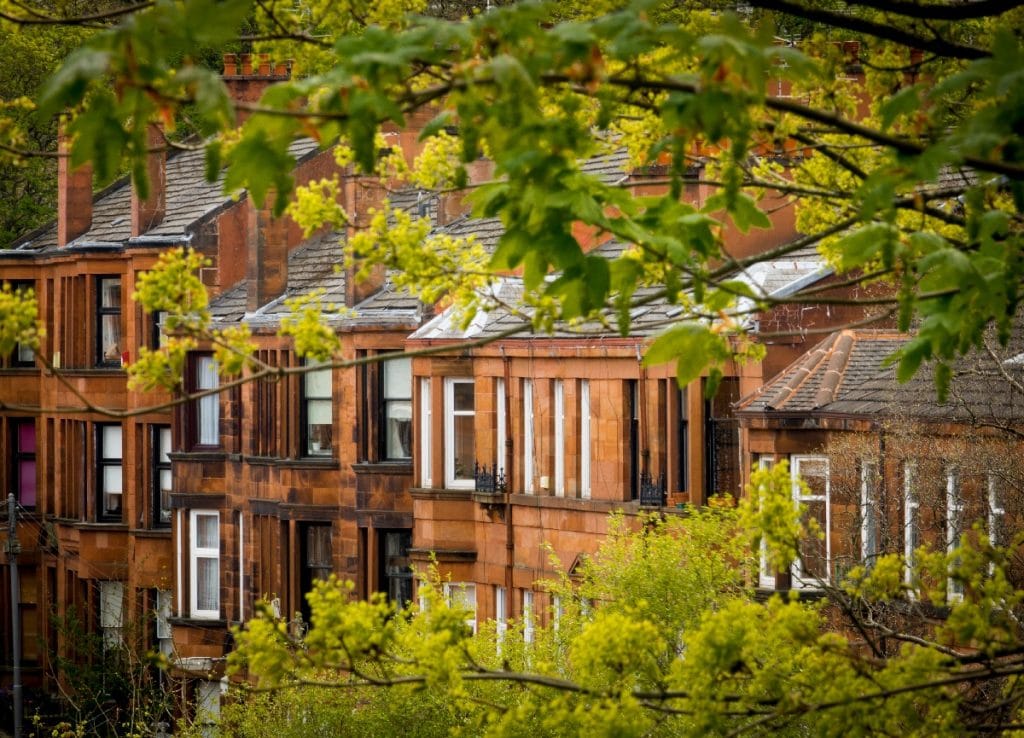 row-of-houses-in-glasgow-southside-shawlands-best-place-to-live