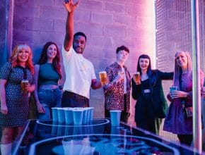 The Fun-Filled Bar With Axe Throwing, Crazy Golf And Beer Pong • Boom Battle Bar