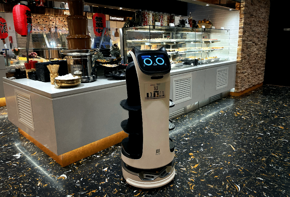 COSMO The AllYouCanEat Restaurant Where Robots Deliver Food