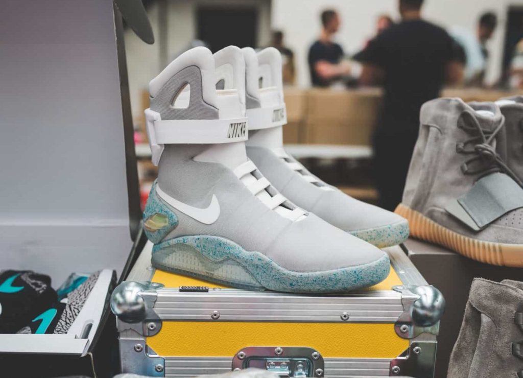 Rare Nike Air Mag "Back To The Future" trainers at Crepe City Festival