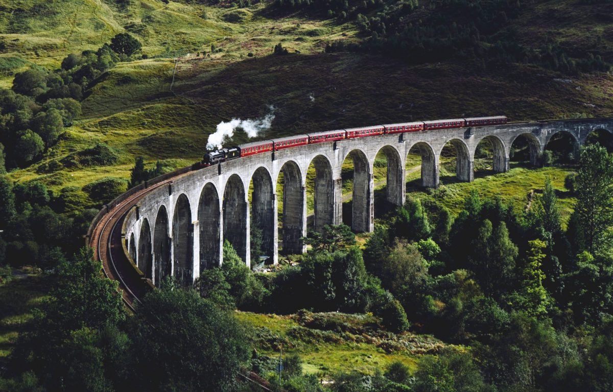 steam-train-going-across-glen-finnan-viaduct