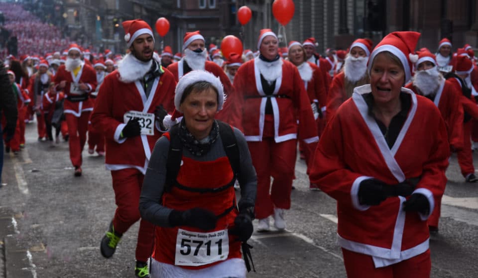 You Can Run For Charity Dressed As Santa At Glasgow Santa Dash This Year