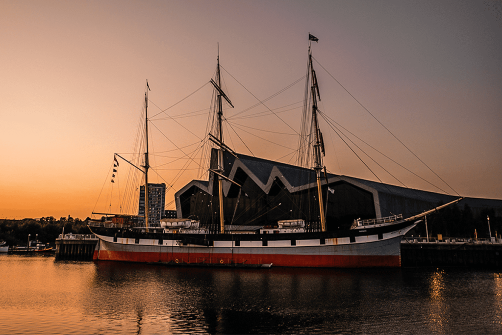 The Tall Ship Glenlee in Glasgow