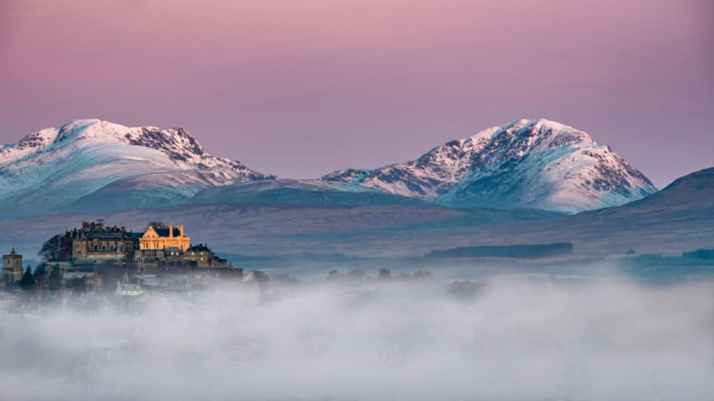 stirling castle mountains